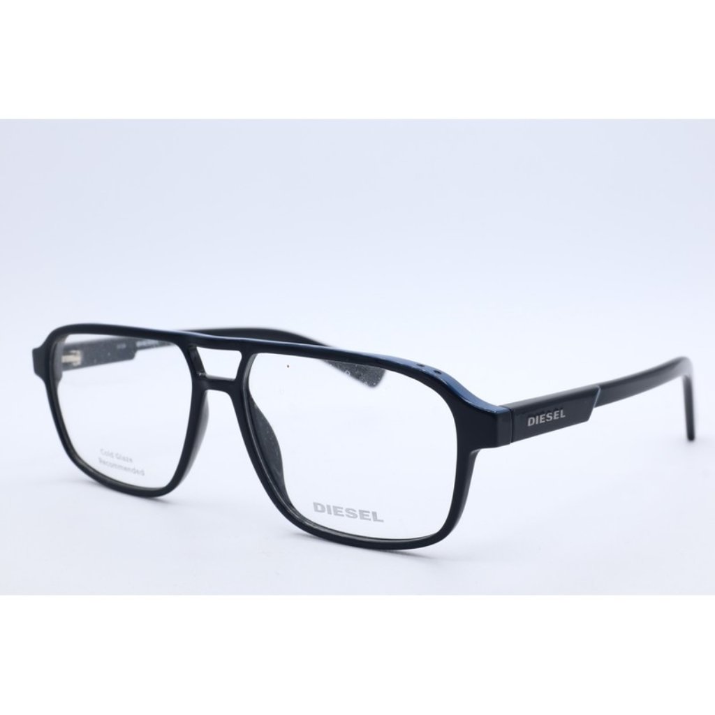 Diesel Dl 5309 005 Navigator Gloss Black Eyeglasses Clear Lenses 55mm
